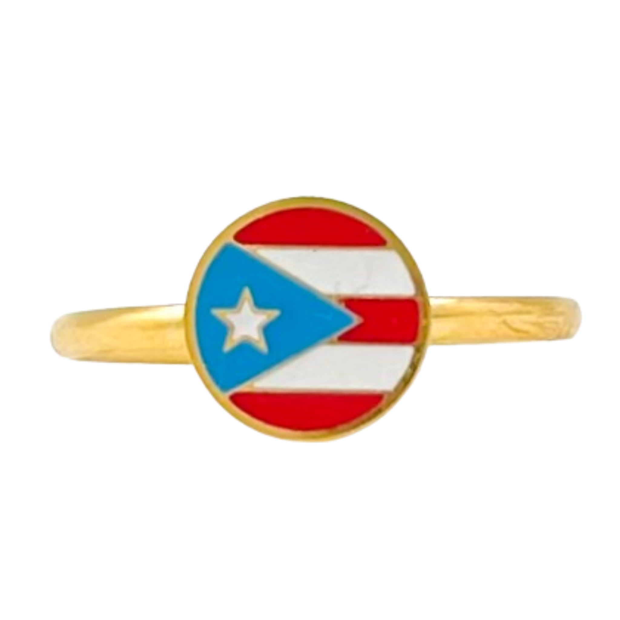 PR Flag Enamel Ring