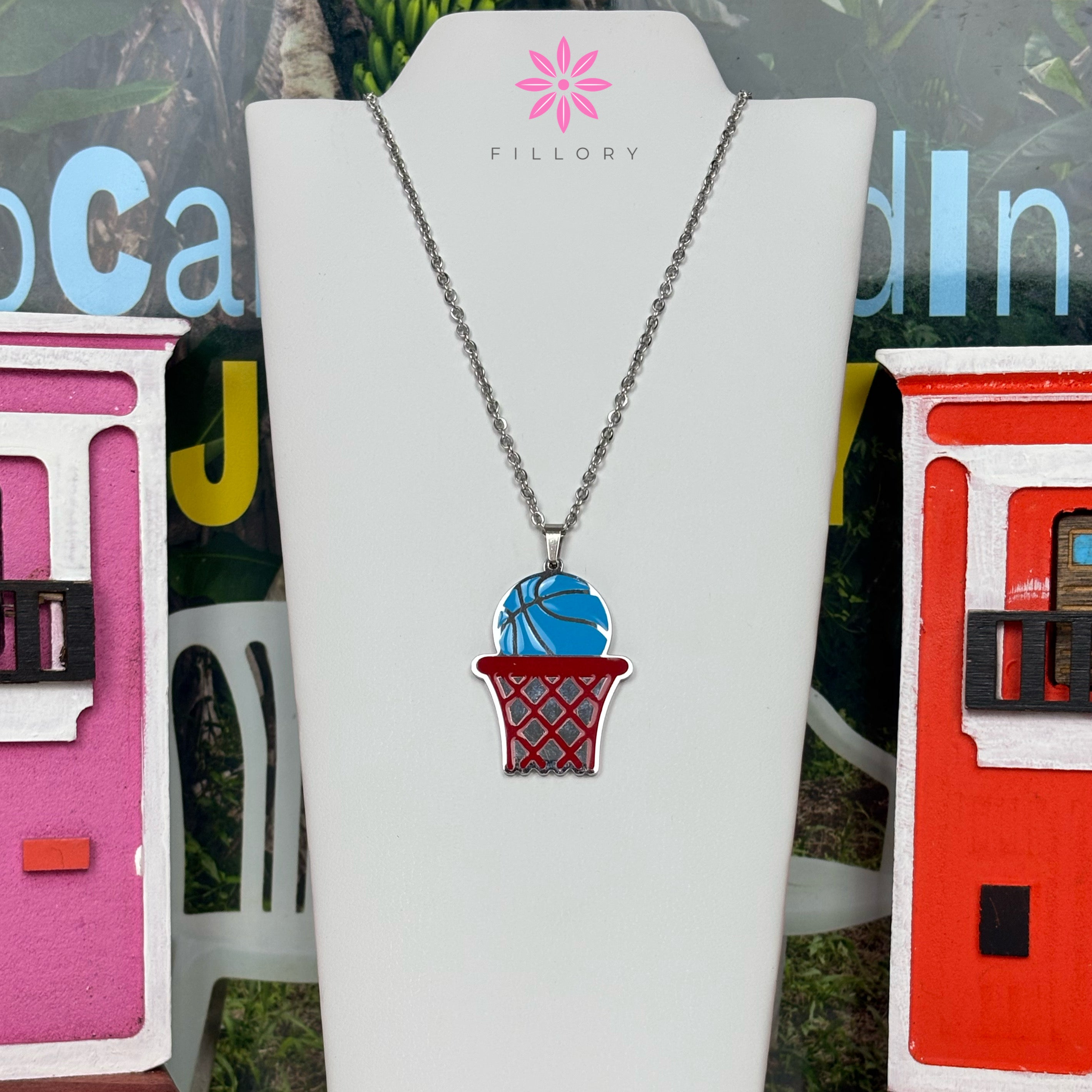 PR Basketball Necklace