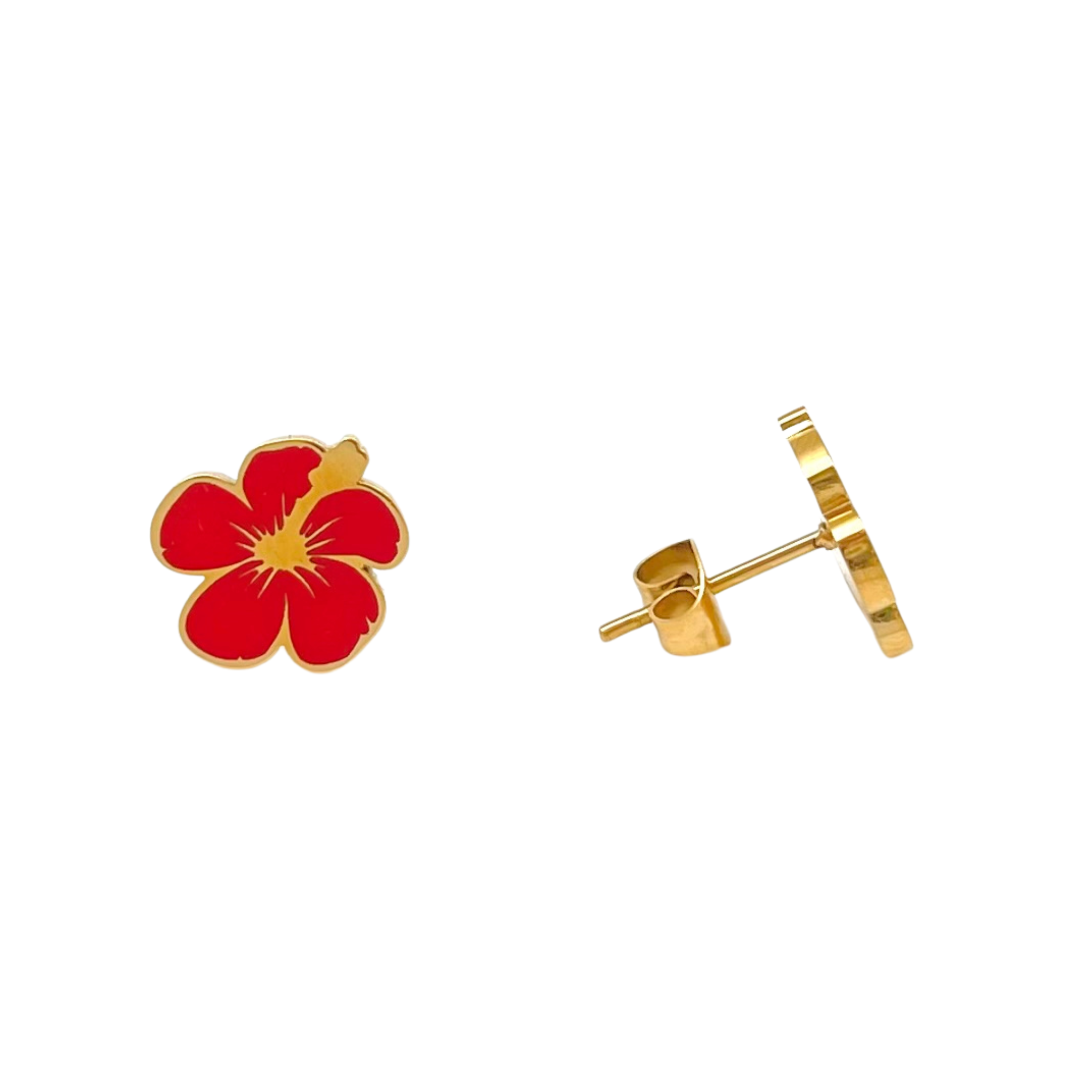 Maga Flower PR Enamel Studs