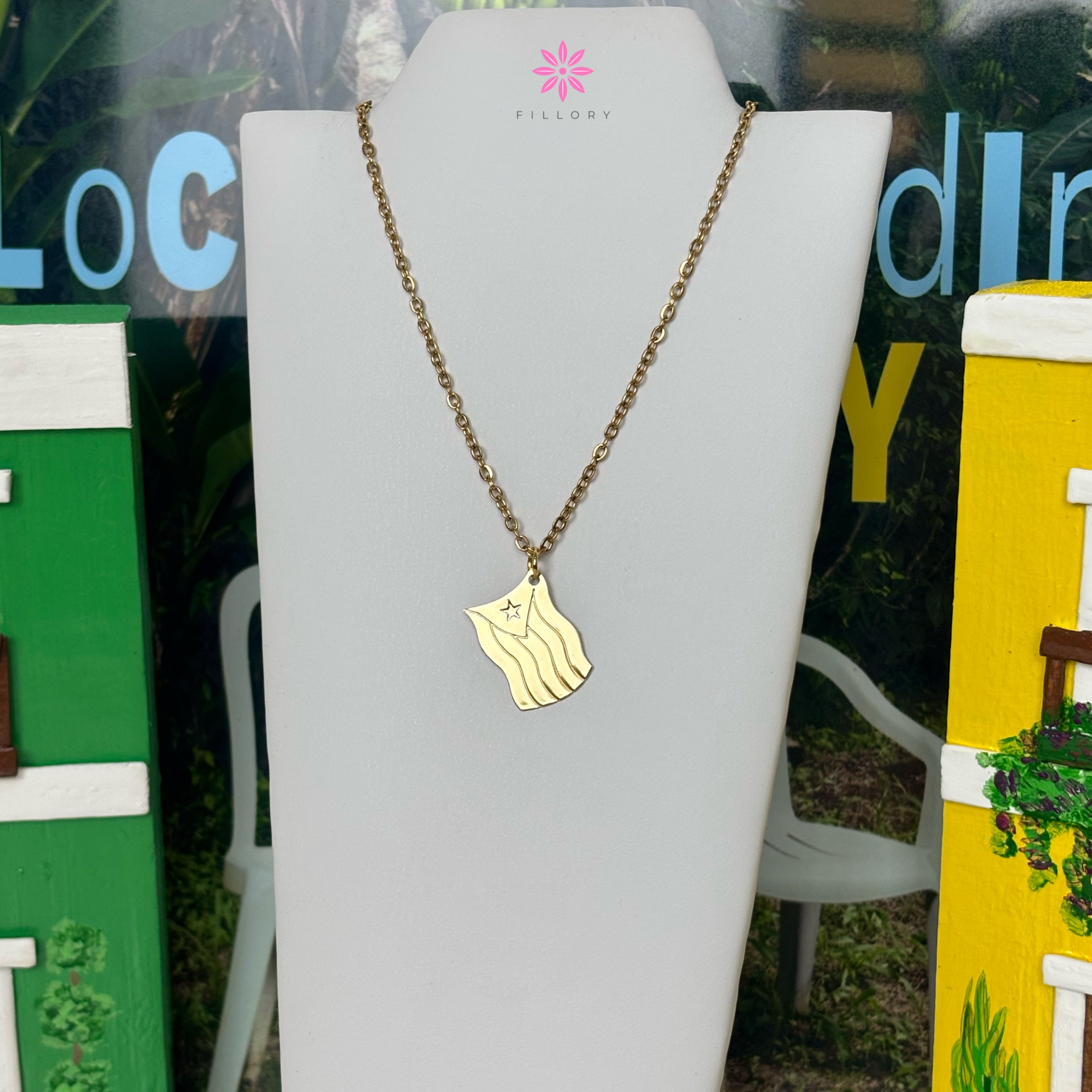 PR Flag Necklace