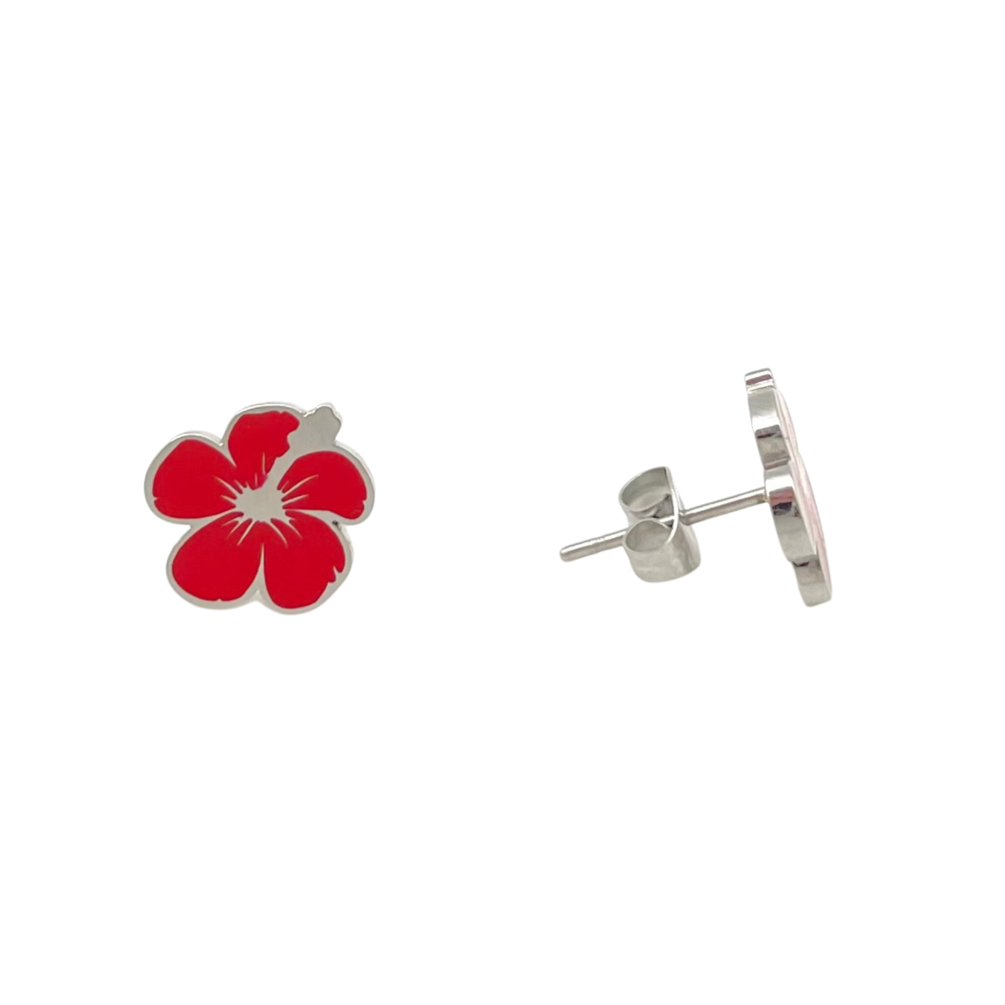 Maga Flower PR Enamel Studs