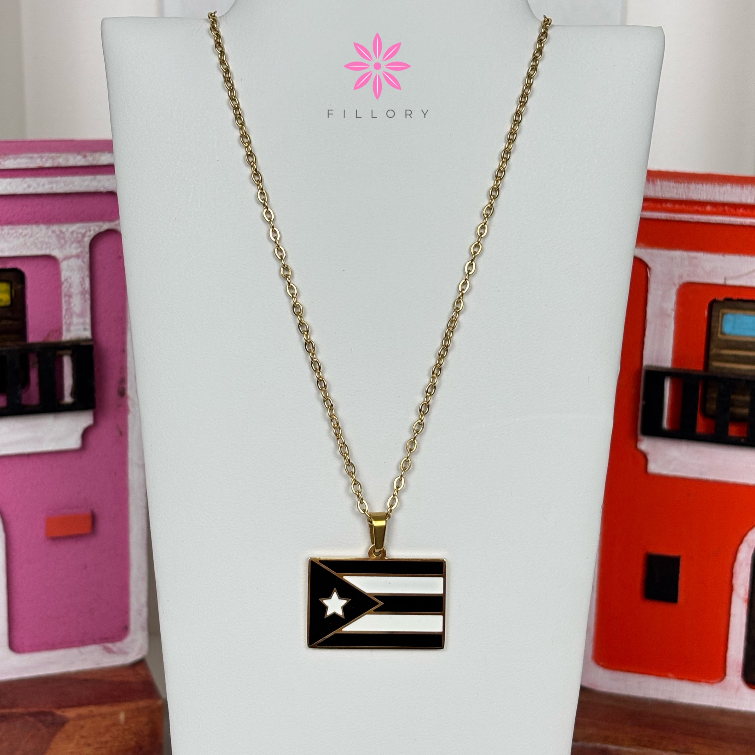 PR Resistance Flag Necklace