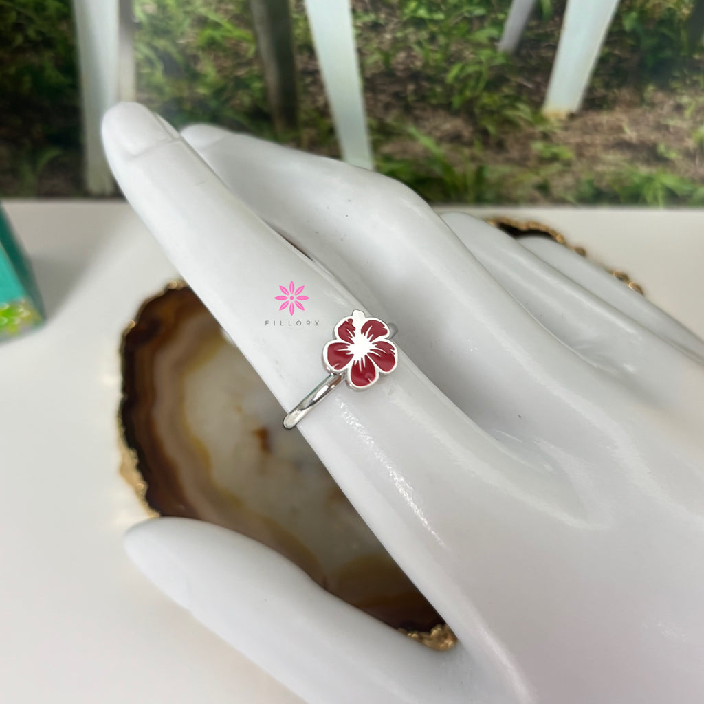 Maga Flower PR Enamel Ring