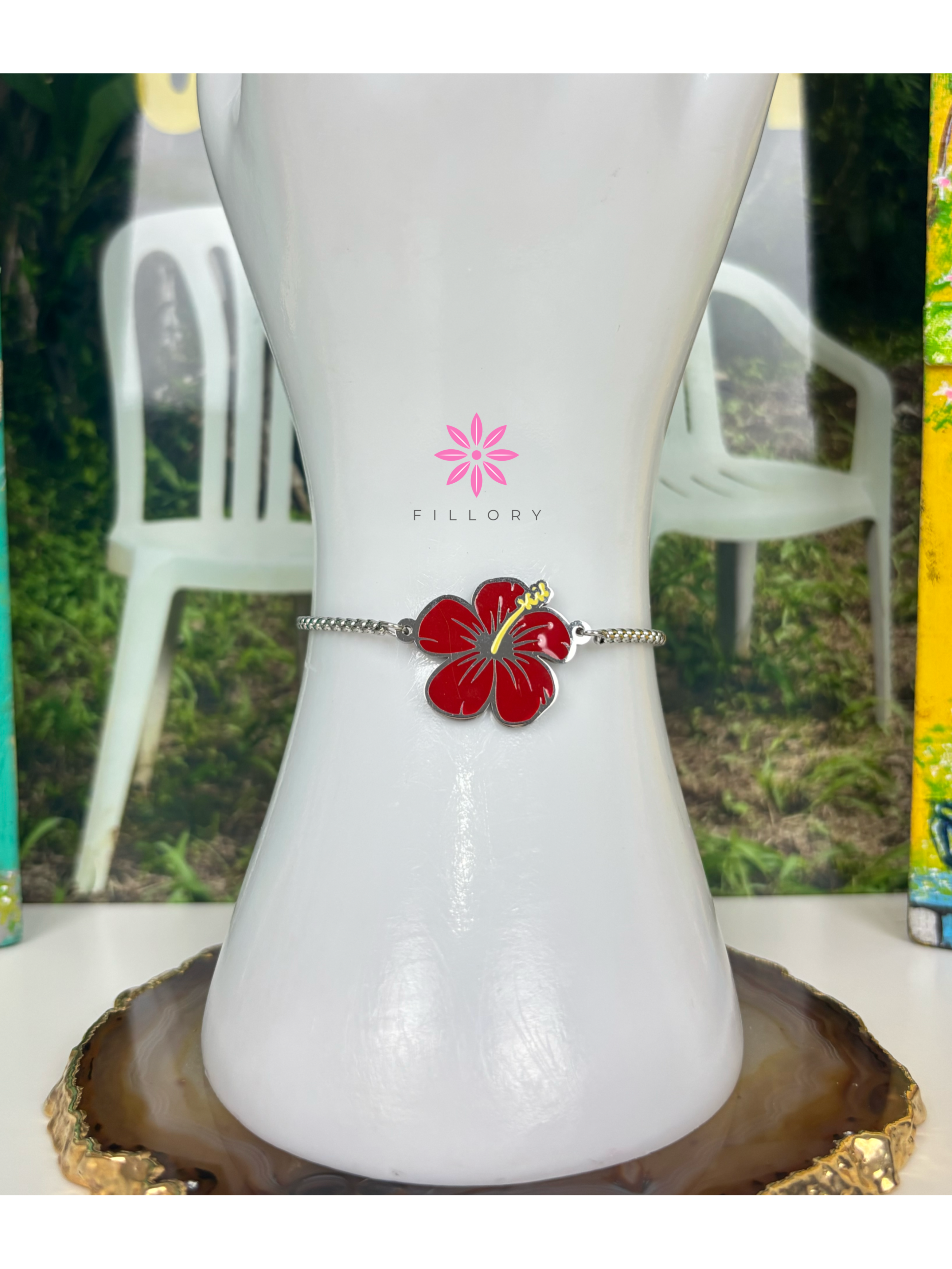 Maga Flower PR Enamel Bracelet